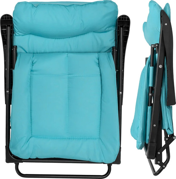 Изображение товара Складной шезлонг WMC Tools WMC-FG-HY-8000LB (59943), (голубой)