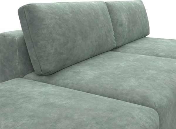 Изображение товара Комплект мягкой мебели Лига Диванов Лига-060 НПБ угол универсальный с пуфом / 129695 (велюр Brut 08 зеленый)