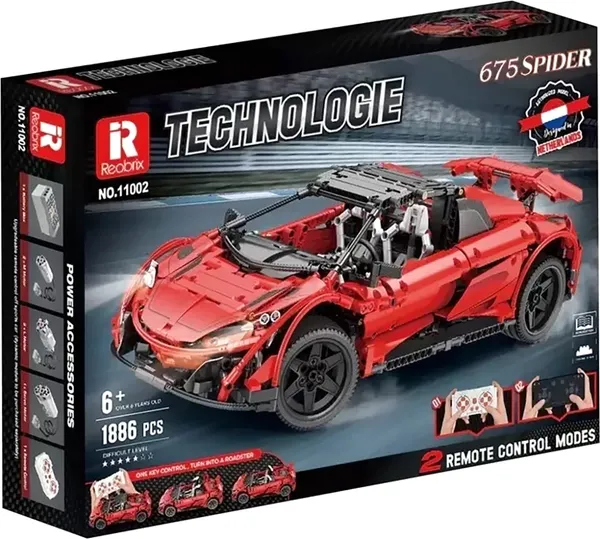 Изображение товара Конструктор Reobrix Суперкар Spider 675Lt / 11002-D