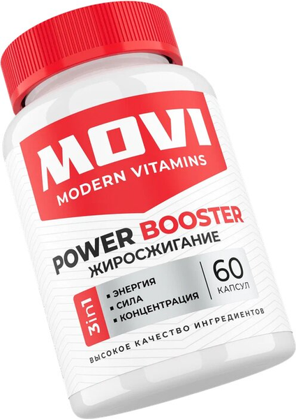 Изображение товара Жиросжигатель Movi Power booster (60 капсул)