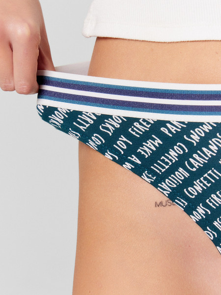 Изображение товара Трусы женские Mark Formelle 412574 (р.94, надписи на изумрудном)