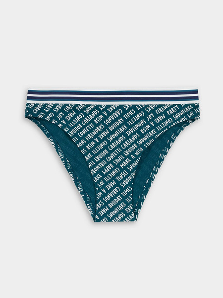 Изображение товара Трусы женские Mark Formelle 412574 (р.94, надписи на изумрудном)