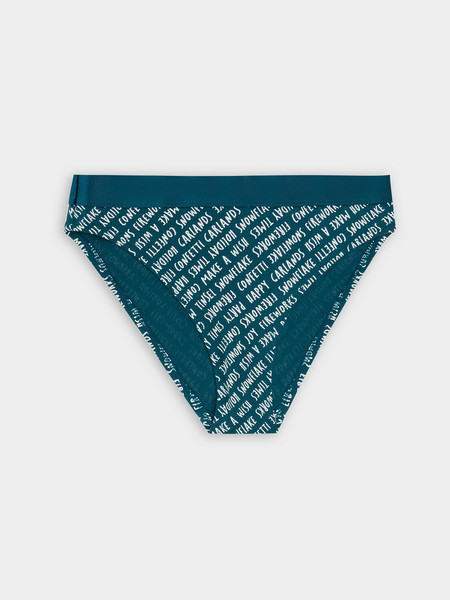 Изображение товара Трусы женские Mark Formelle 412574 (р.98, надписи на изумрудном-1)