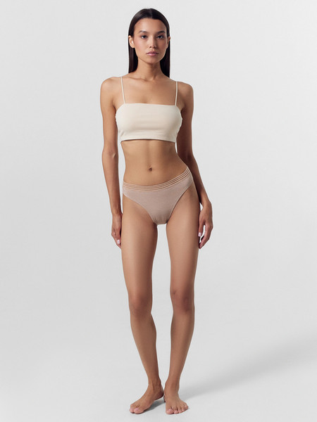 Изображение товара Трусы женские Mark Formelle 412574 (р.98, полоска на кофейном)