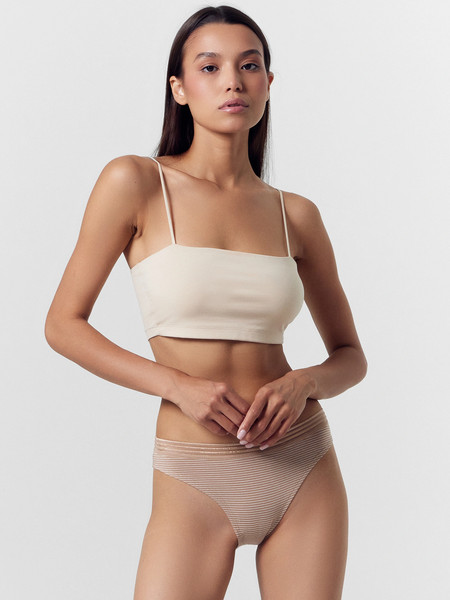 Изображение товара Трусы женские Mark Formelle 412574 (р.98, полоска на кофейном)