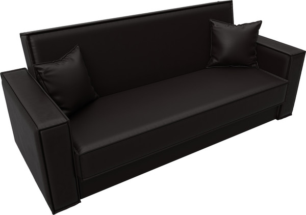 Изображение товара Диван Лига Диванов Куба / 127450 (экокожа Grifon 12 коричневый)