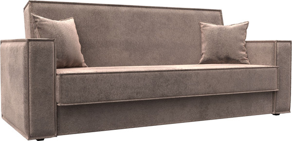 Изображение товара Диван Лига Диванов Куба / 127455 (велюр Tower 05 бежевый)