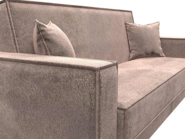 Изображение товара Диван Лига Диванов Куба / 127455 (велюр Tower 05 бежевый)