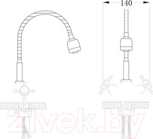 Изображение товара Смеситель РМС SL65-279F
