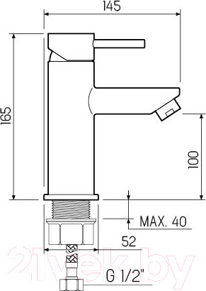 Изображение товара Смеситель РМС SUS124-001F