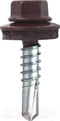 Изображение товара Саморез ЕКТ Кровельный РТ3 4.8х35 / CV010451M  (200шт, RAL 3011)