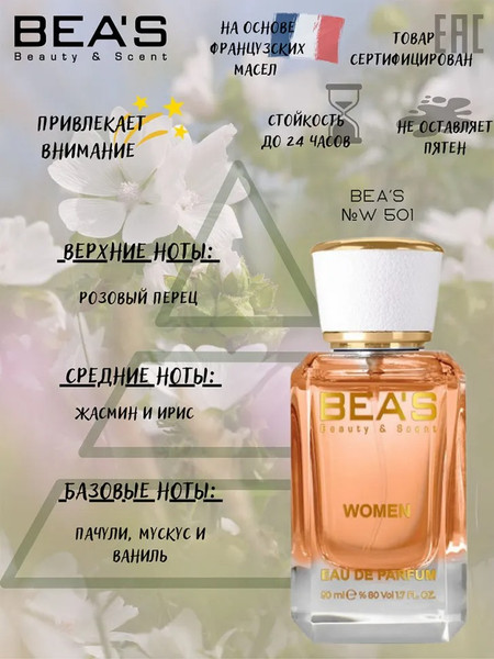 Изображение товара Парфюмерная вода BEA'S W501 (50мл)