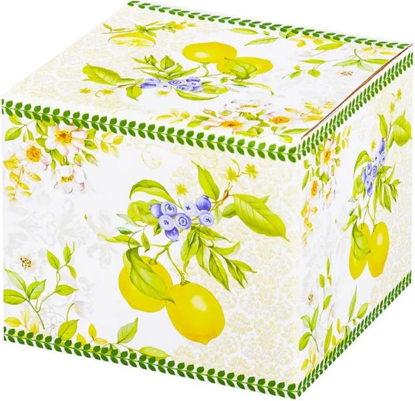 Изображение товара Сахарница Elan Gallery Лимоны / 420656 (New Bone China)