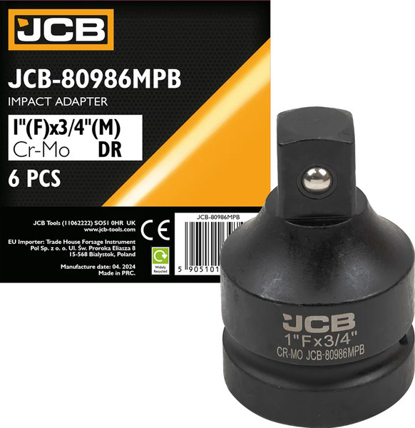 Изображение товара Адаптер слесарный JCB 80986MPB (59506)