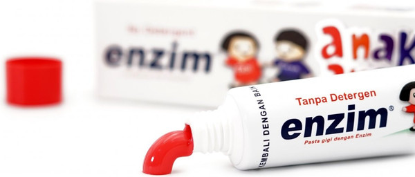 Изображение товара Зубная паста Enzim Anak 0-6 лет Клубника (50мл)