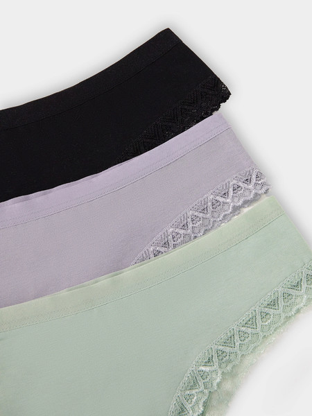 Изображение товара Комплект женских трусов Mark Formelle 412281-3 (р.98, яблочно-мятный)