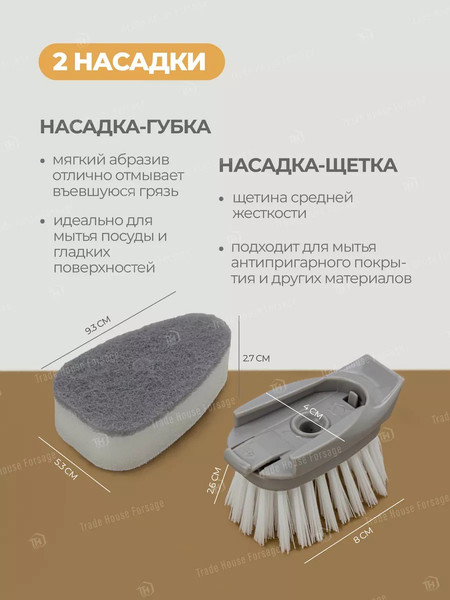 Изображение товара Щетка для мытья посуды WMC Tools WMC-Brush-3 (56772)
