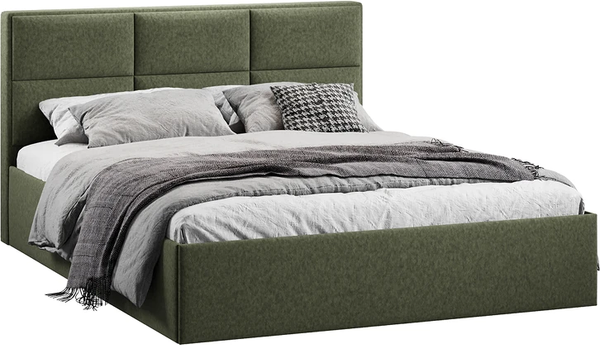 Изображение товара Каркас кровати ТриЯ Стелла Тип 1 180x200 (микровелюр Jercy Deep Green)