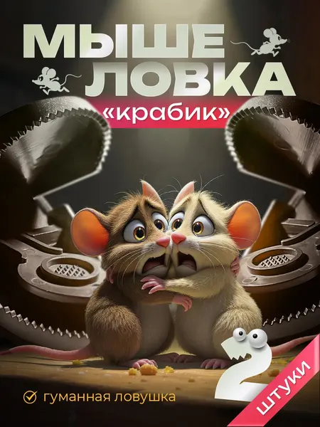 Изображение товара Комплект мышеловок WMC Tools WMC-TG8002020 New (56235), (2шт)