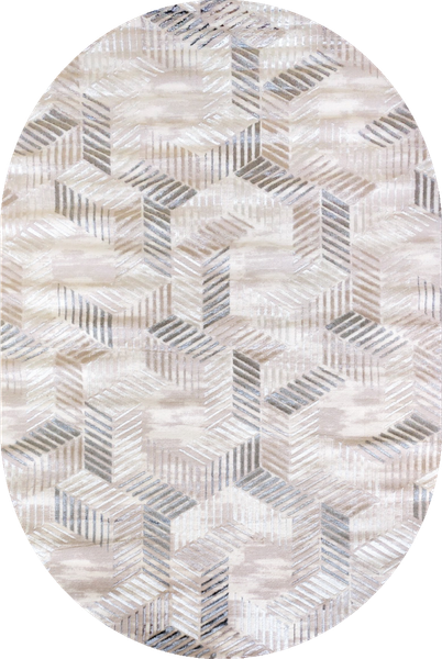 Изображение товара Ковер Bossan Rome 3751A-KREM-BEJ-OVAL (1.6x2.3)