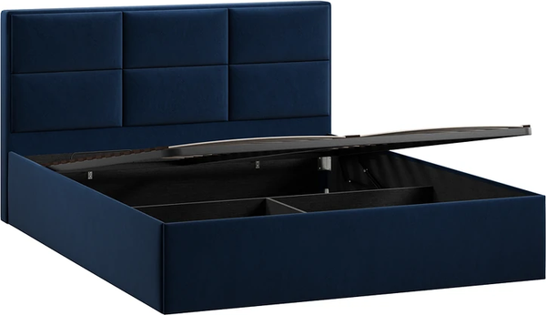 Изображение товара Каркас кровати ТриЯ Стелла Тип 1 180x200 (микровелюр Wellmart Blue)