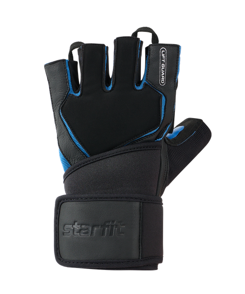 Изображение товара Перчатки для фитнеса Starfit WG-201 (M,  черный/синий)