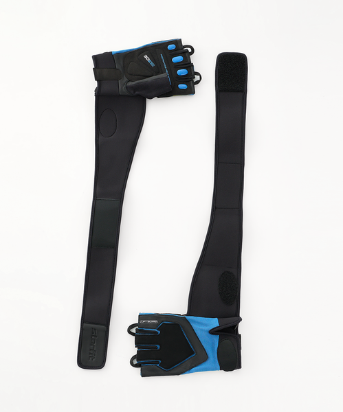 Изображение товара Перчатки для фитнеса Starfit WG-201 (M,  черный/синий)