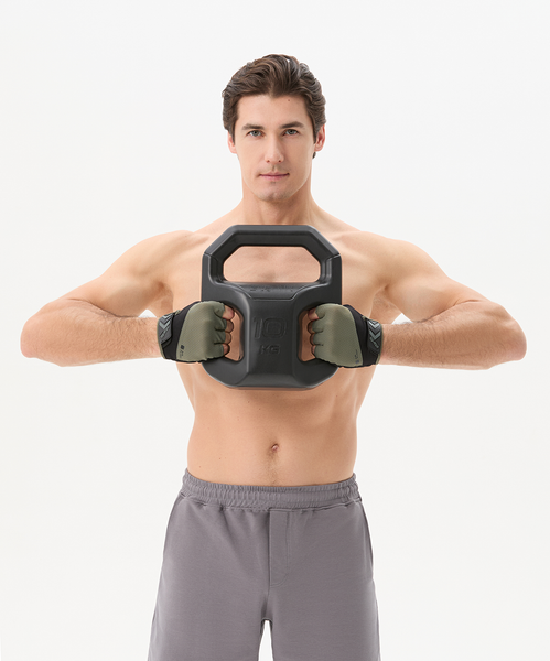 Изображение товара Перчатки для фитнеса Starfit WG-204 (M, черный/хаки)