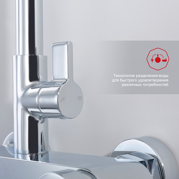 Изображение товара Душевая система со смесителем Raglo R50.24