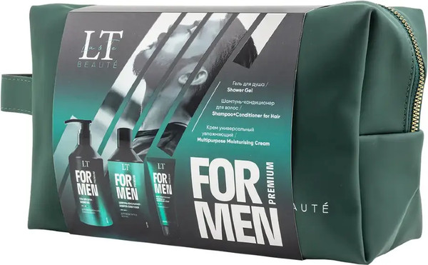 Изображение товара Набор косметики для тела и волос La and Te beaute Мужской Гель LT-2357+Шампунь LT-2340+Крем LT-2388 / LTMEN12