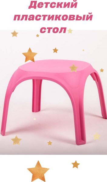 Изображение товара Комплект мебели с детским столом ИМпласт 15361 (розовый)
