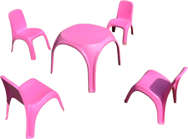 Изображение товара Комплект мебели с детским столом ИМпласт 15361 (розовый)