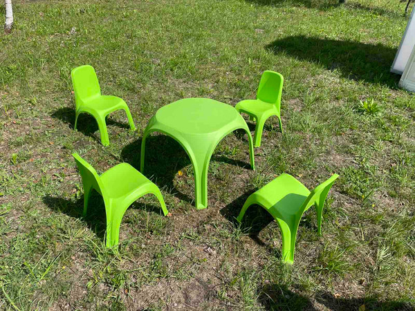 Изображение товара Комплект мебели с детским столом ИМпласт 15362 (салатовый)