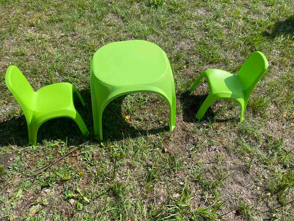 Изображение товара Комплект мебели с детским столом ИМпласт 15366 (салатовый)