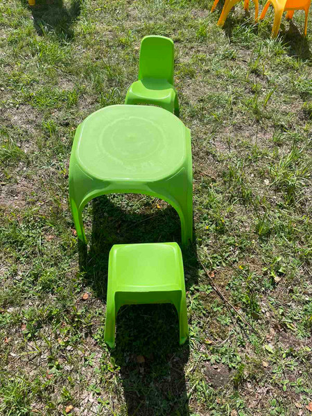 Изображение товара Комплект мебели с детским столом ИМпласт 15366 (салатовый)