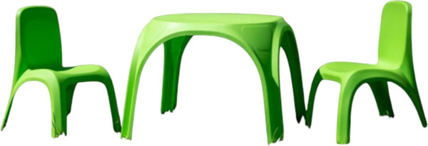 Изображение товара Комплект мебели с детским столом ИМпласт 15366 (салатовый)