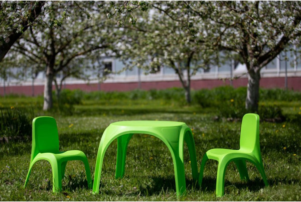 Изображение товара Комплект мебели с детским столом ИМпласт 15366 (салатовый)