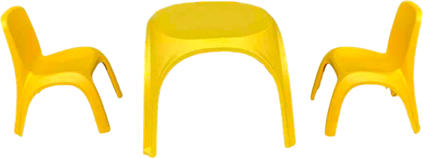 Изображение товара Комплект мебели с детским столом ИМпласт 15368 (желтый)