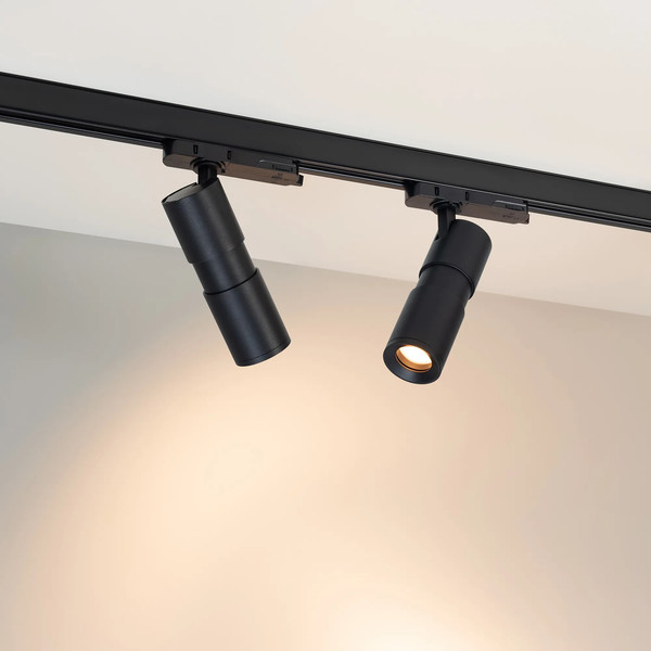 Изображение товара Трековый светильник Arlight LGD-ARTEMIS-TRACK-4TR-R55-12W Warm3000 BK 8-80deg / 048326