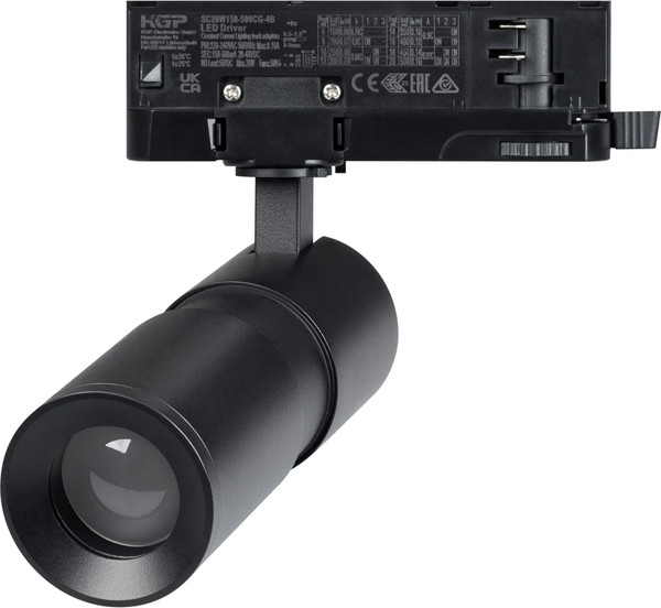 Изображение товара Трековый светильник Arlight LGD-ARTEMIS-TRACK-4TR-R55-12W Warm3000 BK 8-80deg / 048326