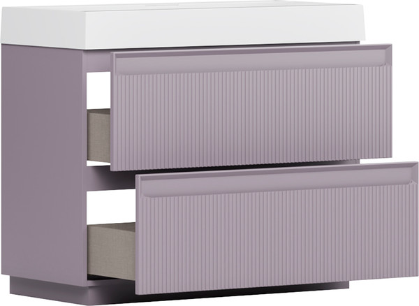 Изображение товара Тумба под умывальник Belux Базель Н 70-02 (209, лавандовый матовый)