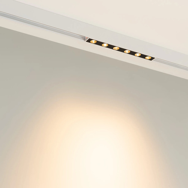 Изображение товара Трековый светильник Arlight MAG-DOTS-25-L200-6W Warm3000 WH 30deg / 053025