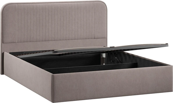 Изображение товара Каркас кровати ТриЯ Тиффани Тип 1 c ПМ 140x200 (велюр Мокко темный)