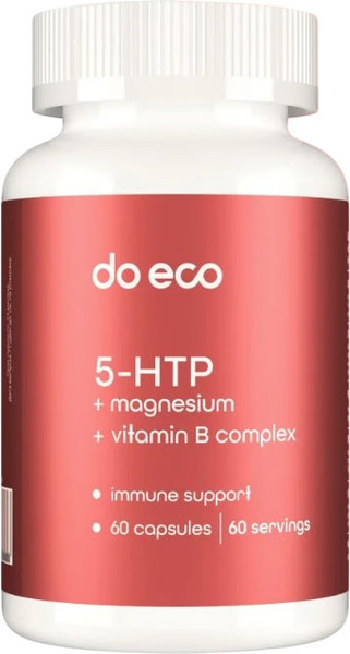 Изображение товара Аминокислота 5-HTP Do eco С магнием и витаминами группы В (60 капсул)