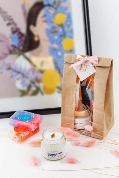 Изображение товара Подарочный набор La and Te beaute Атмосфера Свеча ароматизированная+Мыло / LT-SPA-23