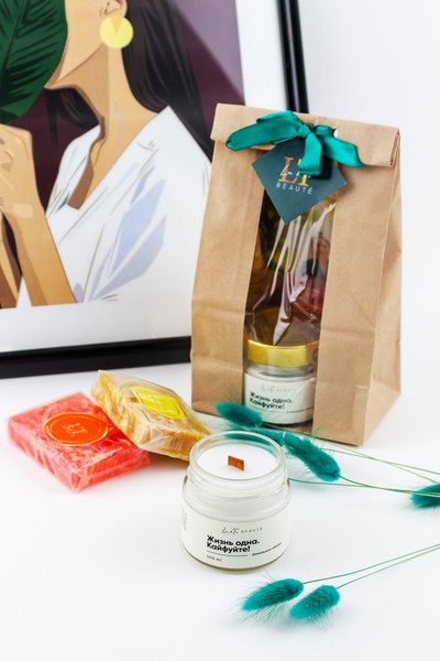 Изображение товара Подарочный набор La and Te beaute Атмосфера Свеча ароматизированная+Мыло / LT-SPA-24