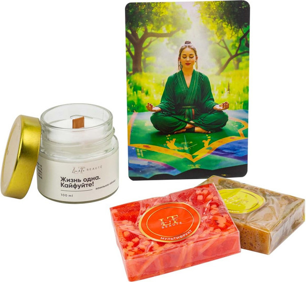 Изображение товара Подарочный набор La and Te beaute Атмосфера Свеча ароматизированная+Мыло / LT-SPA-24