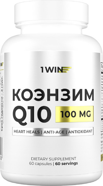 Изображение товара Коэнзим 1WIN Q10 100мг (60 капсул)