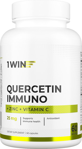 Изображение товара Комплексная пищевая добавка 1WIN Кверцетин (60 капсул)