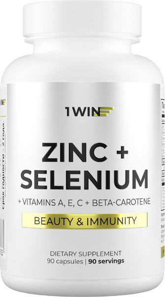 Изображение товара Мультиминеральный комплекс 1WIN Цинк+Селен (90 капсул)